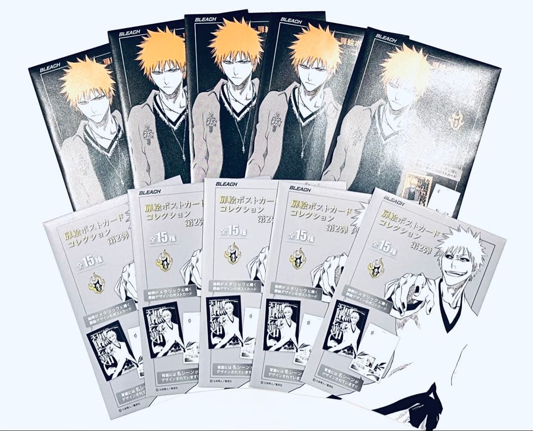 BLEACH 扉絵ポストカードコレクション 第1,2弾 未開封 10点セット