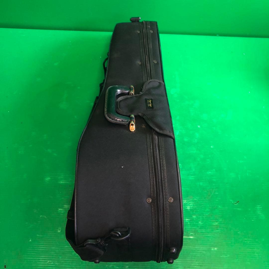 S.WATANABE 木製マンドリン 本体とケース付き 石浜ゆき氏為謹作