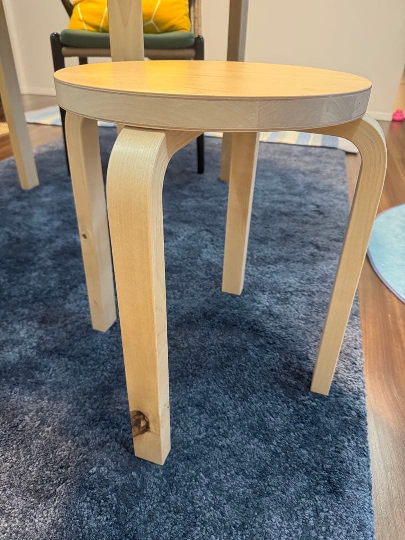 Artek スツールE60 ワイルドバーチ　Aalto アアルト