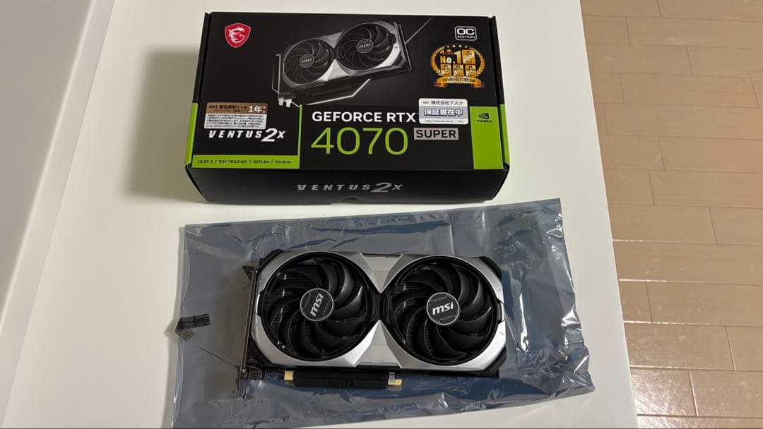 グラフィックボード・グラボ・ビデオカード MSI VENTUS2x GEFORCE RTX 4070 SUPER 12GB
