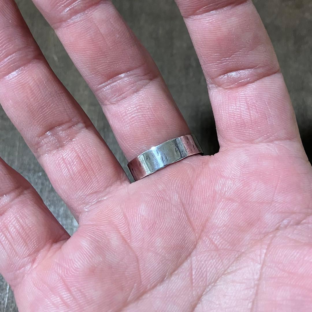 にゅ　オーダー確認ページ　ホワイトバッファロー　シルバーリング　指輪