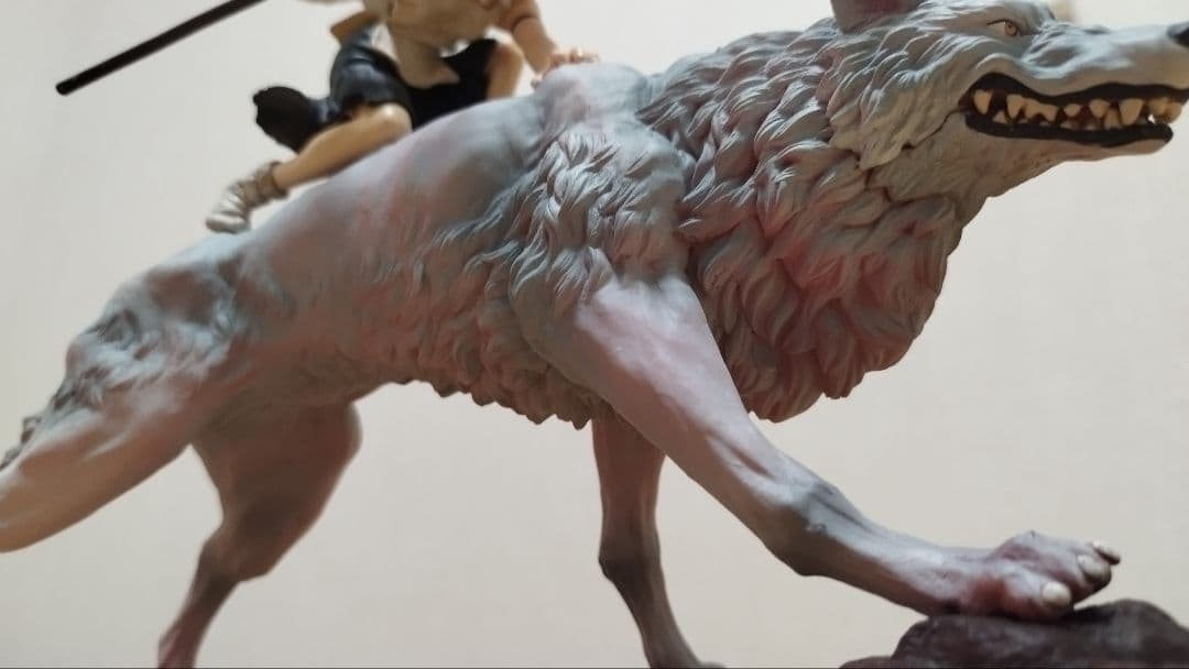 もののけ姫 サン＆犬神 フィギュア ジブリ アニメ レア　コミニカ