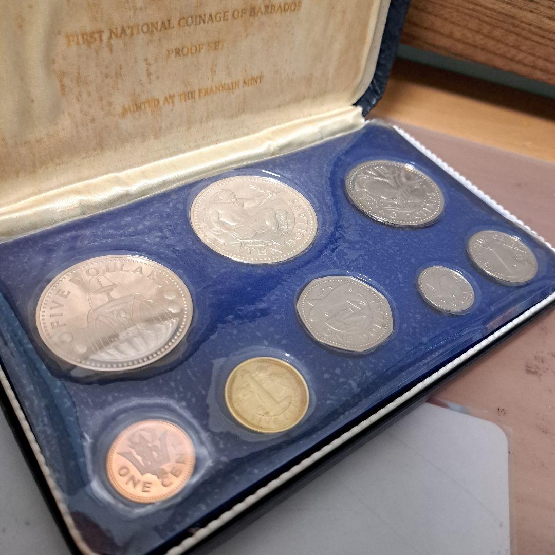 モ*ー様 1973 フランクリンミント バルバドス島 史上初の公式貨幣セット