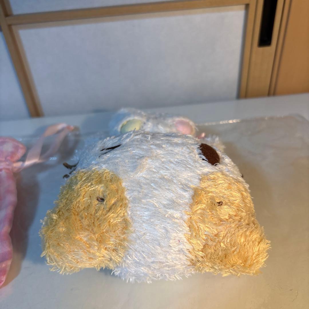 激レア　平成レトロ　マシュマロみたいなふわふわにゃんこ ウィンク 巾着付