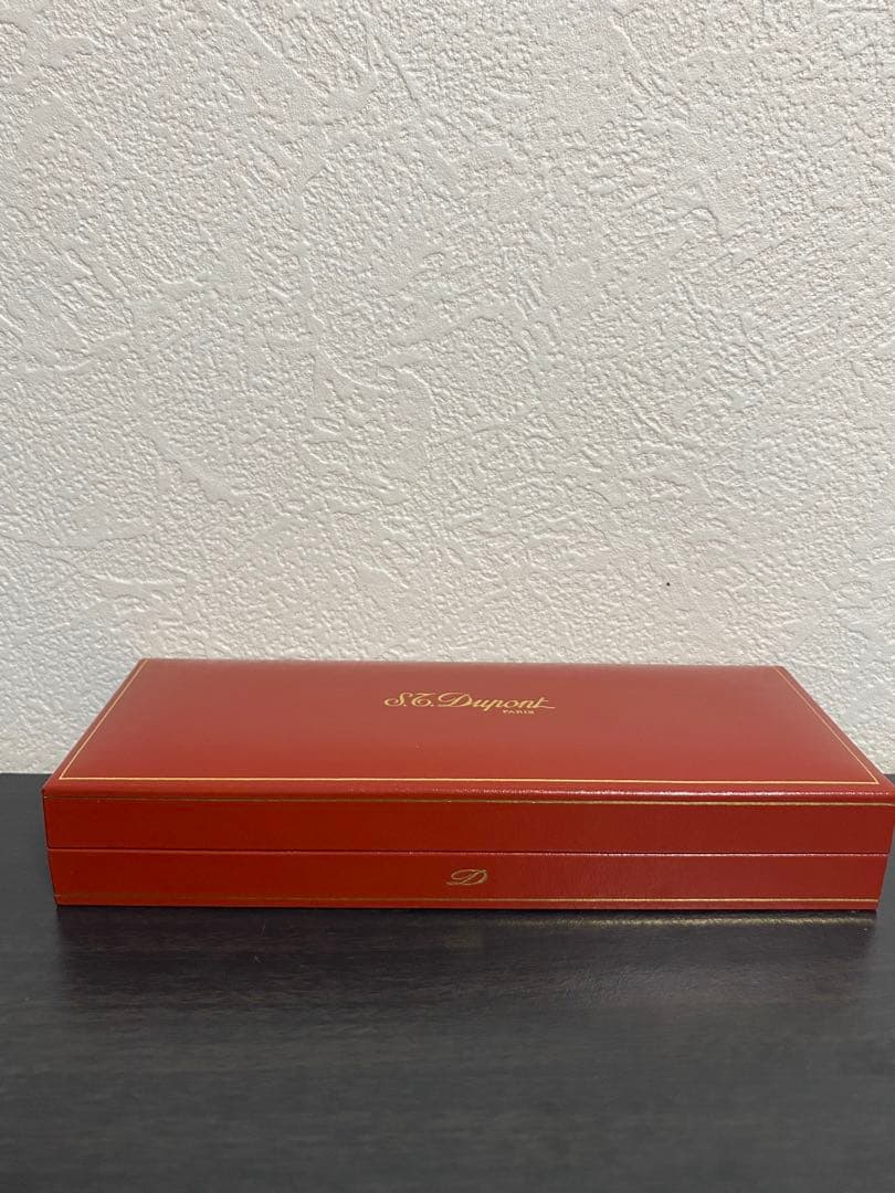 【美品】S.T. Dupont デュポン　万年筆 k18 箱付き