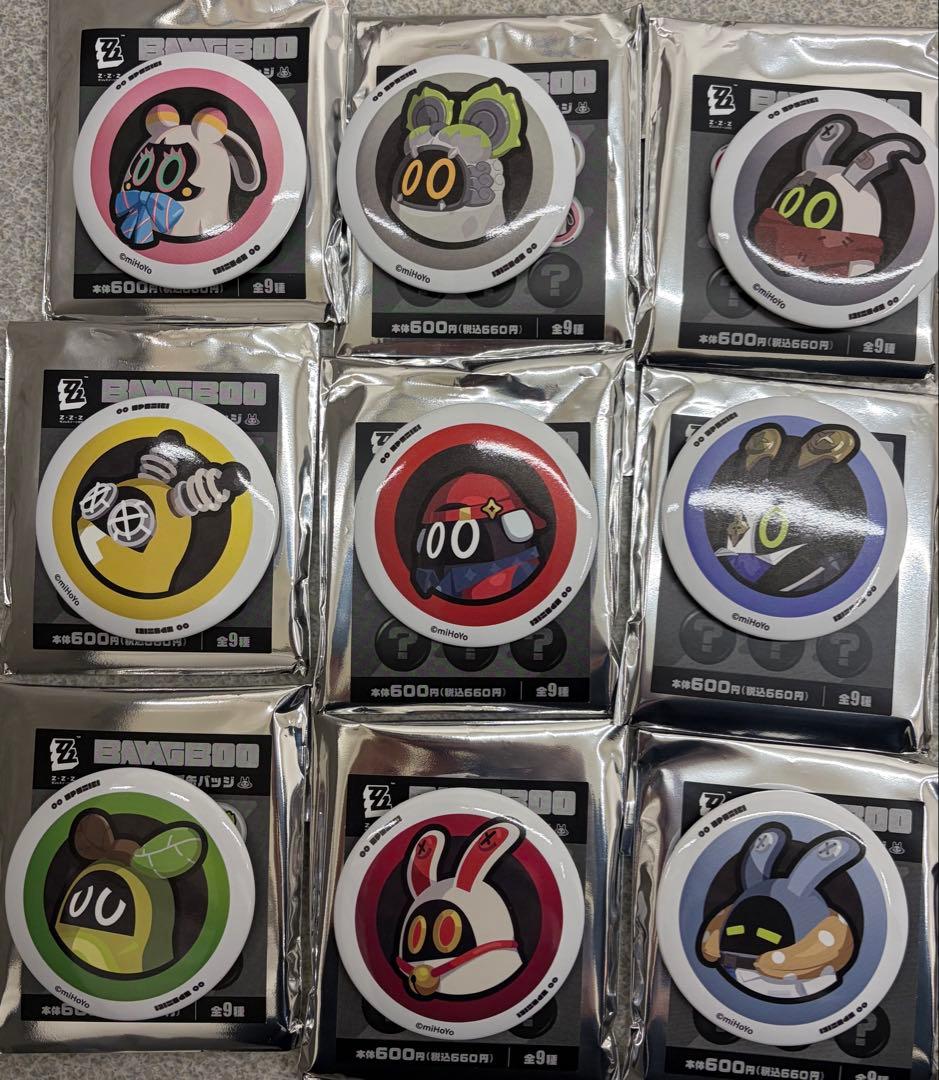 ゼンレスゾーンゼロ ゼンゼロ ファミマ トレーディング缶バッジ コンプセット