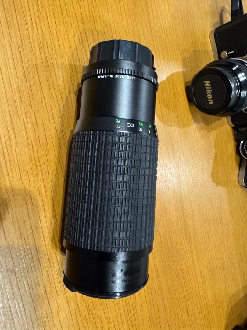 FUJICA GE Nikomat Nikon Sunフィルムカメラレンズセット