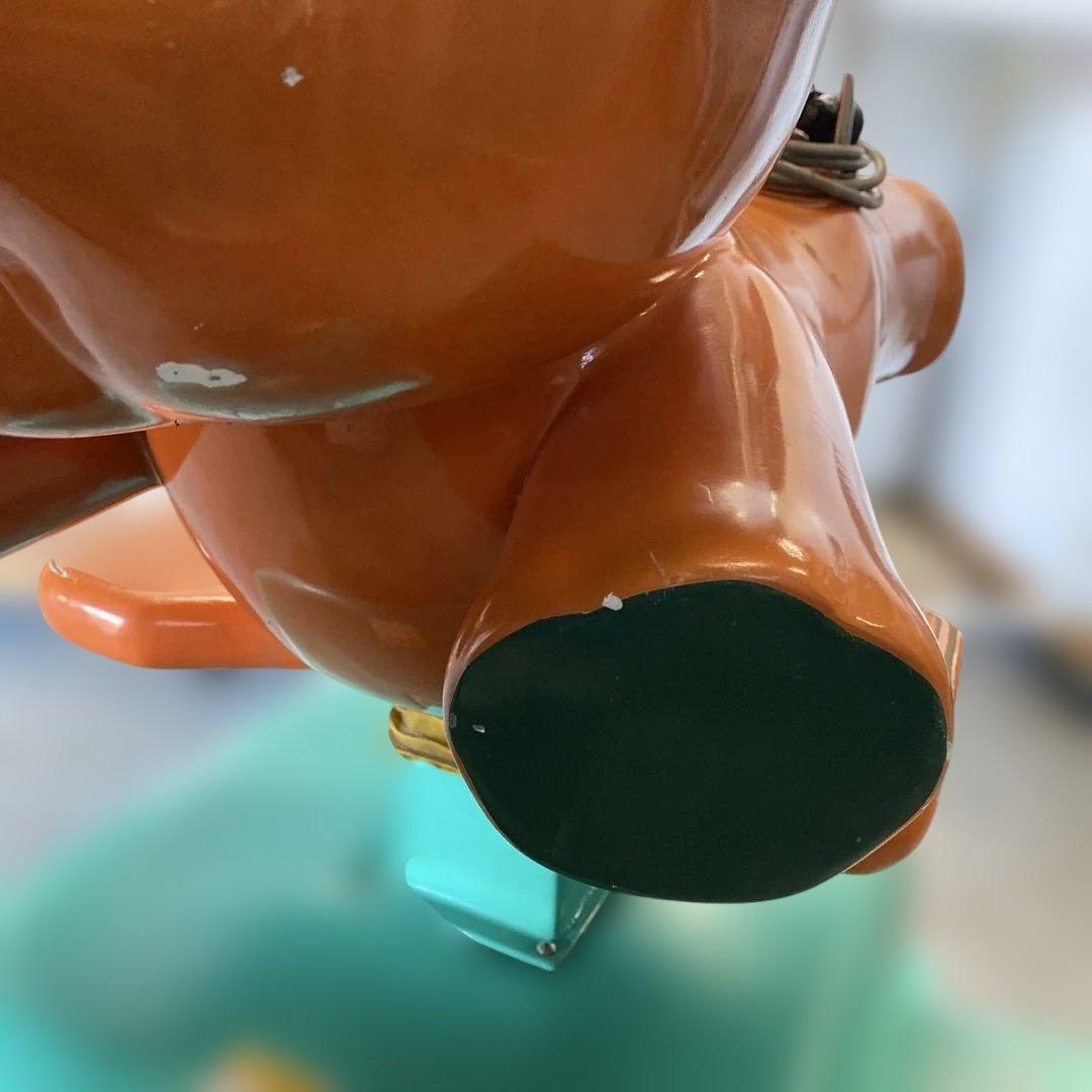 さとちゃんムーバー　サトウ製薬 ゾウ型遊具 オレンジ　動きます！歌います！