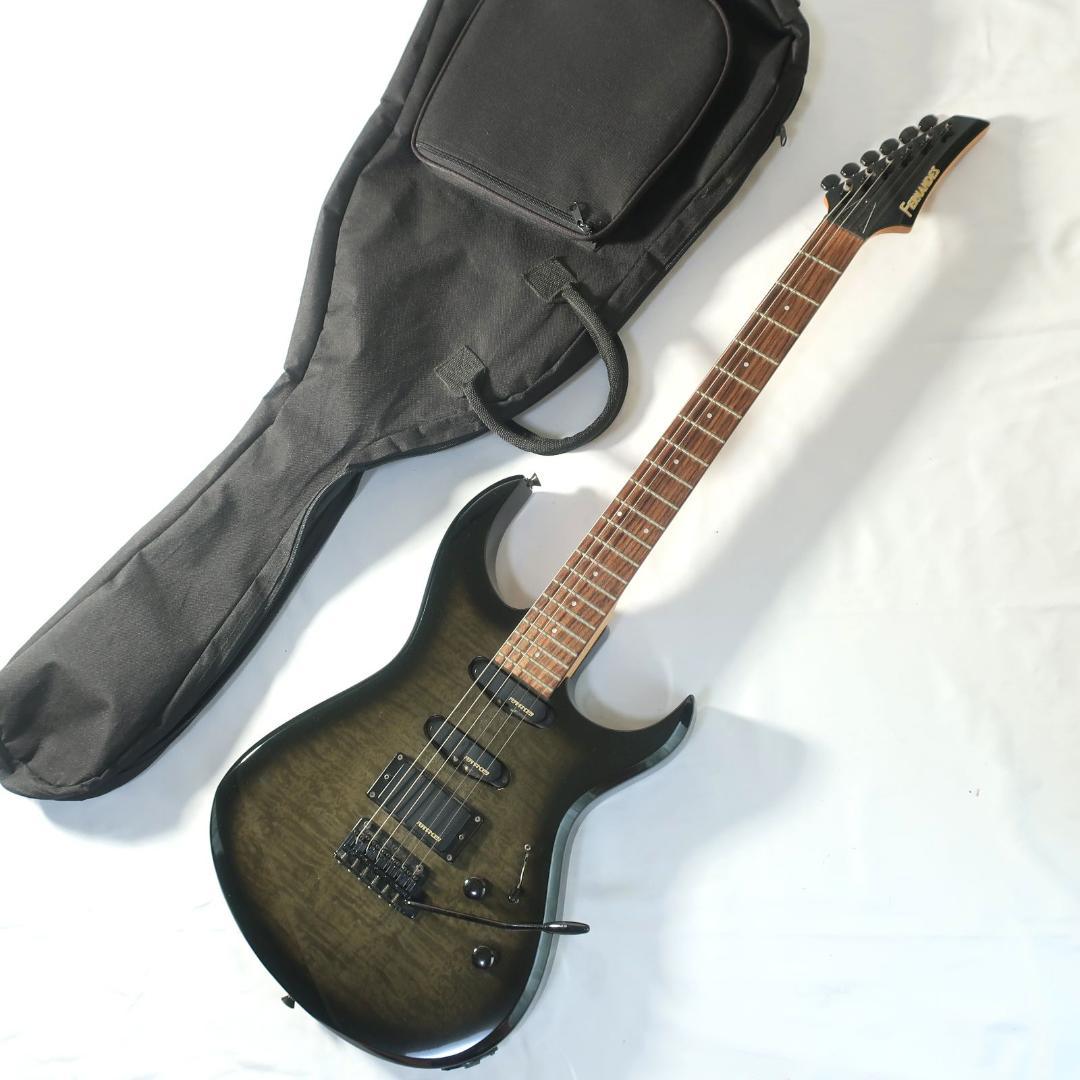 弦交換 FERNANDES エレキギター ケース付 GOTOHペグ装備