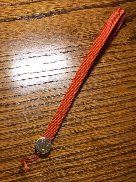 銀座本店購入エルメス　ストラップ　2004限定　ストラップ　オレンジ　帯飾りにも