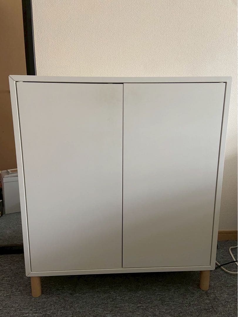 【完成品】IKEA EKET エーケト キャビネット 脚付き ホワイト イケア