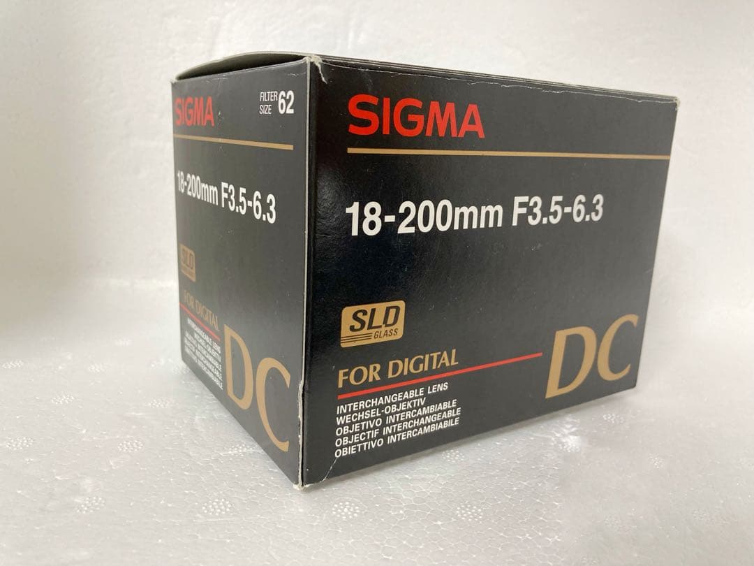 レンズ(ズーム) SIGMA AF-MF ZOOM LENS18-200mm F3.5-6.3DC