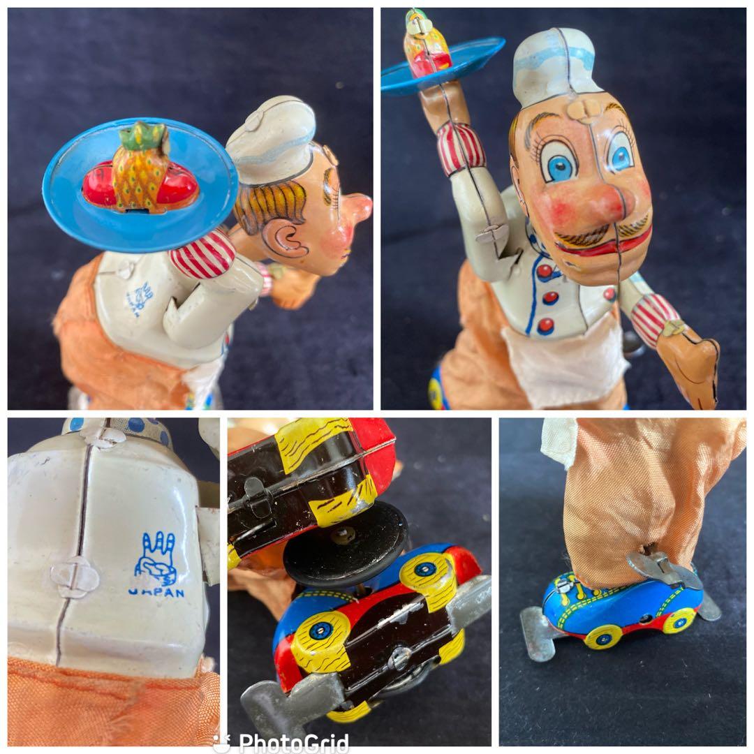 ⭐️1950年代？トープレ製　シェフのスケーター/箱付きです。