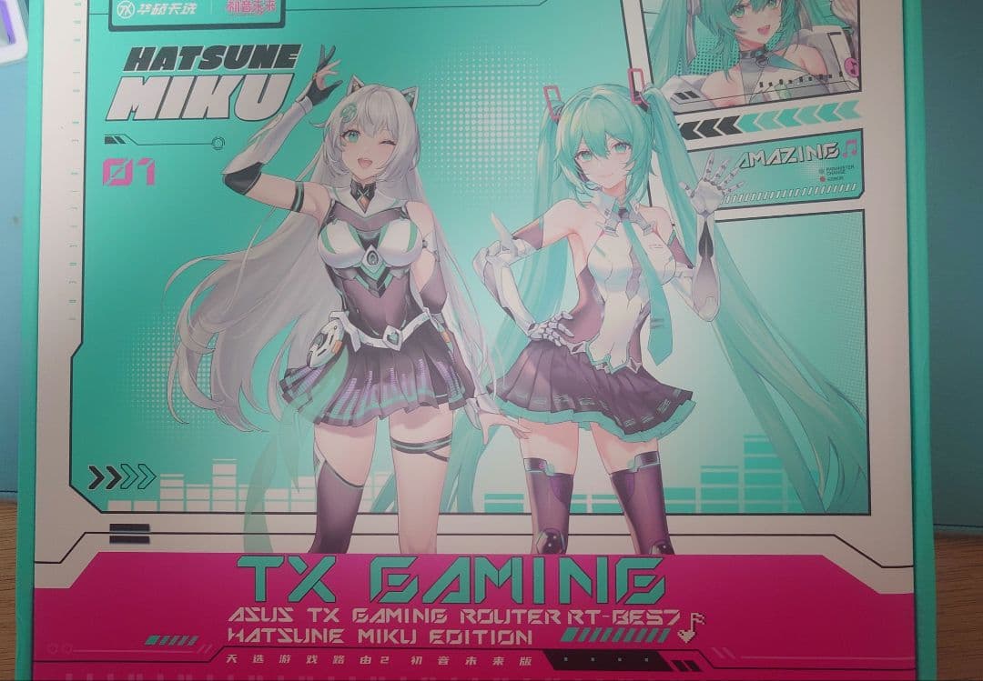 ASUS ゲーミングルーター RT-BE57 初音ミク