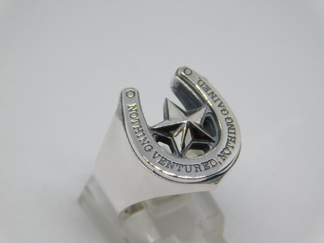 【在庫処分セール】新品　13号　ドクターモンロー　ホースシュー　スター　リング