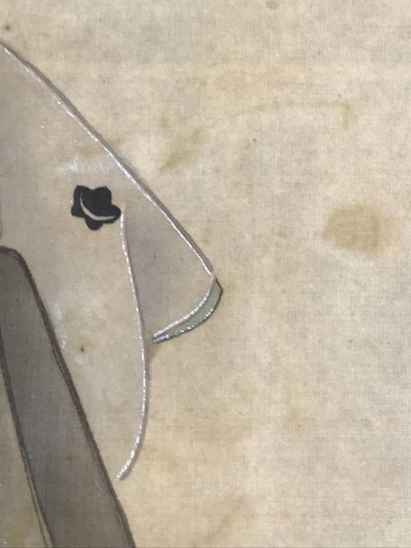 【真作】島田廣明/美人画/住吉如慶の門人/美人図/掛軸/名家伝来/AC-368