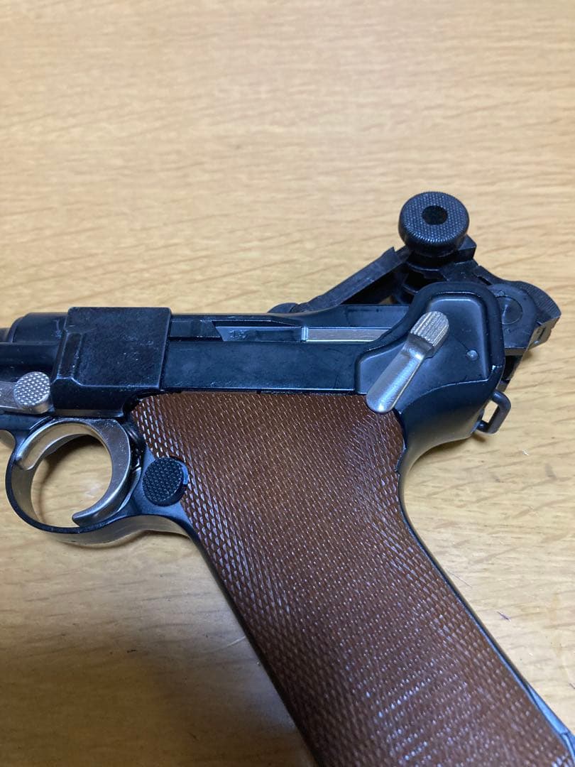 タナカワークス製ルガー P08ブローバック　ルガーP08用の木製ストックセット