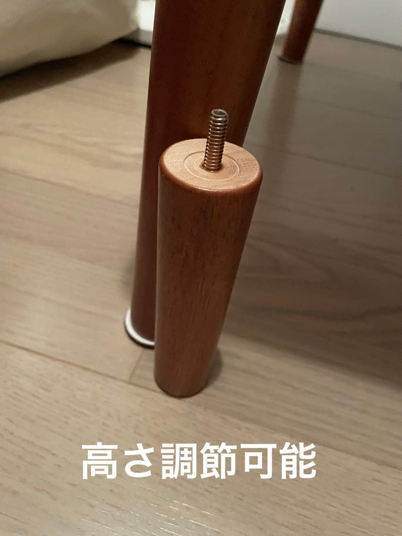 ローテーブル　おしゃれ　木目調　こたつ付き　足ガード付き　取り扱い説明書付き