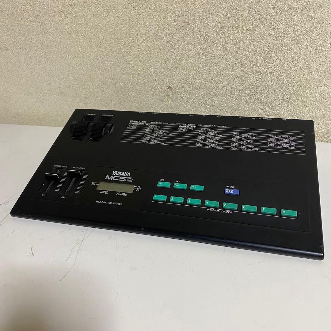 通電確認済み YAMAHA MIDIコントロールステーション MCS2 ヤマハ