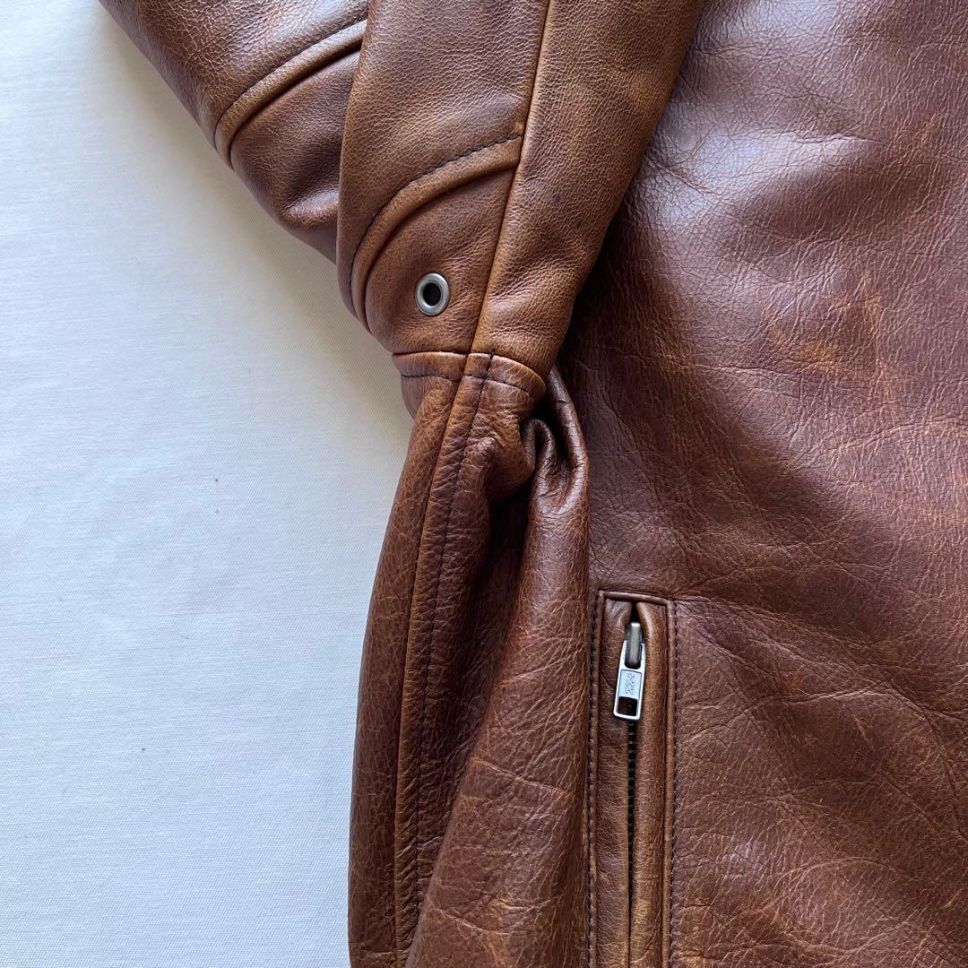 GAP ギャップ　レザージャケット シングルライダース　XL 00s