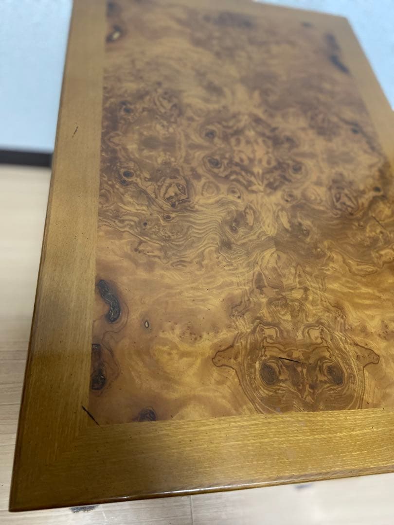 美品　カリモク　ドマーニ　テーブル　机　家具　木製　天然木　デザイン　おしゃれ