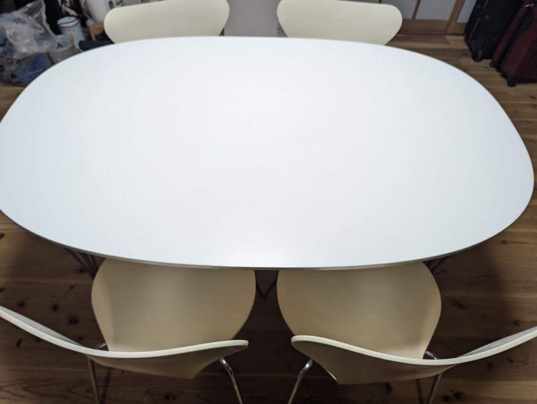 フリッツハンセン　スーパー楕円テーブル&セブンチェア4脚セット