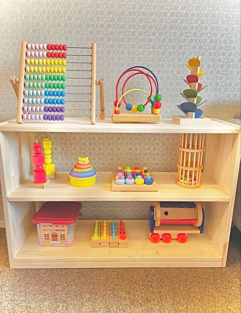 ①あやの様　おもちゃ棚3点セット　50日発送