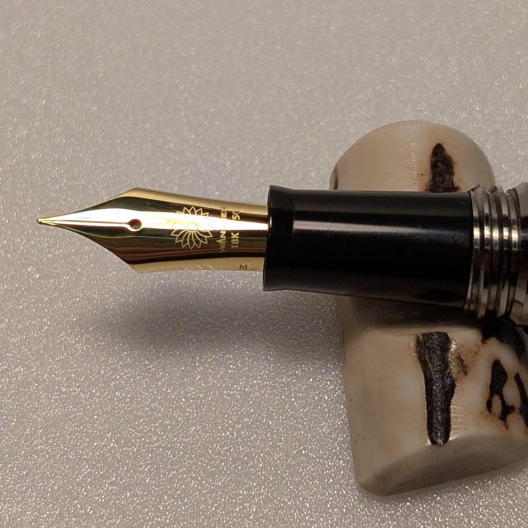 WANCHER ドリームペン 誠エボナイト シルクブラック 将軍ニブ M