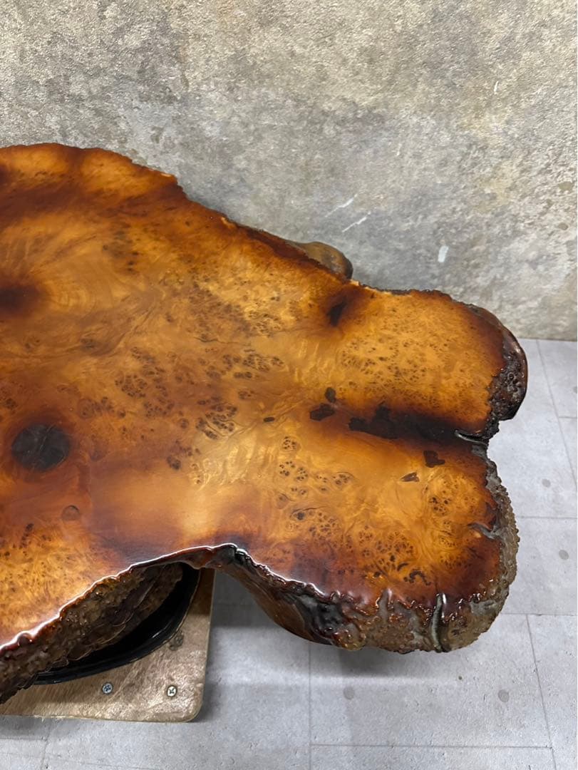 天然木 瘤 コブ 一枚板テーブル アンティーク ヴィンテージ インテリア