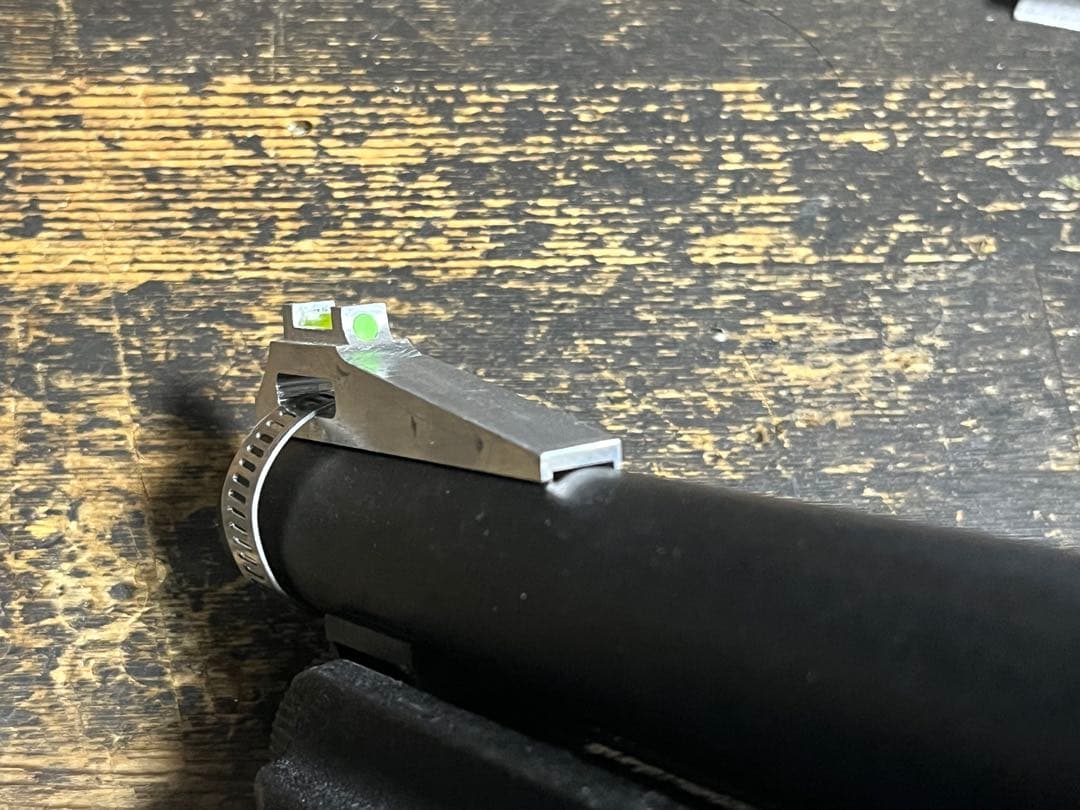 ジュラルミン削り出し　フロントサイト