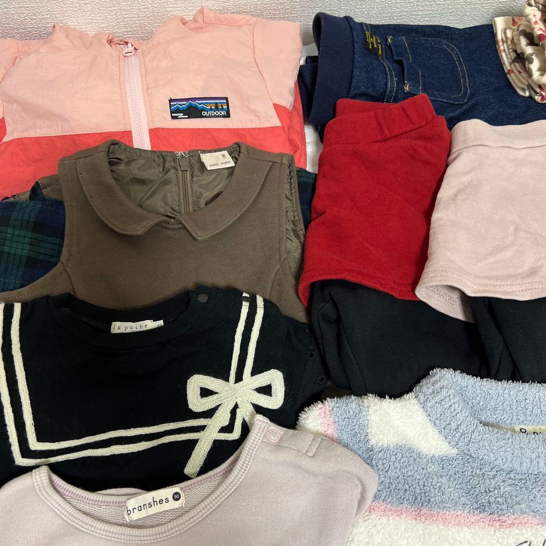 女の子　子供服　90〜95サイズ　秋冬　まとめ売り　50点　おまけ付き