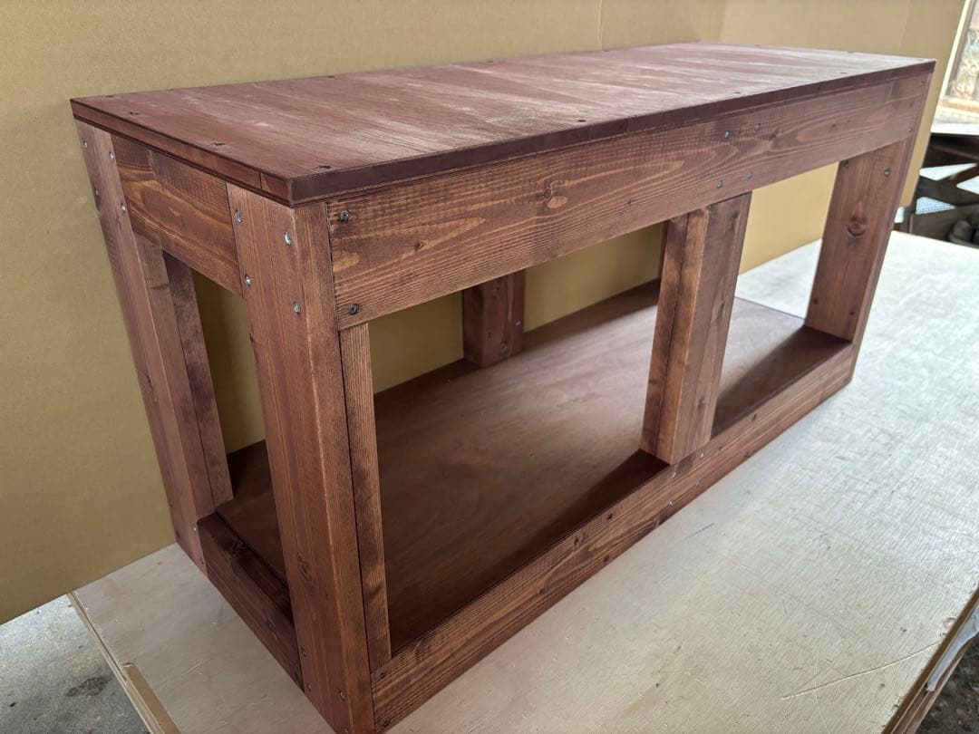 水槽台90cm用　天板厚20ｍｍ　補強柱付