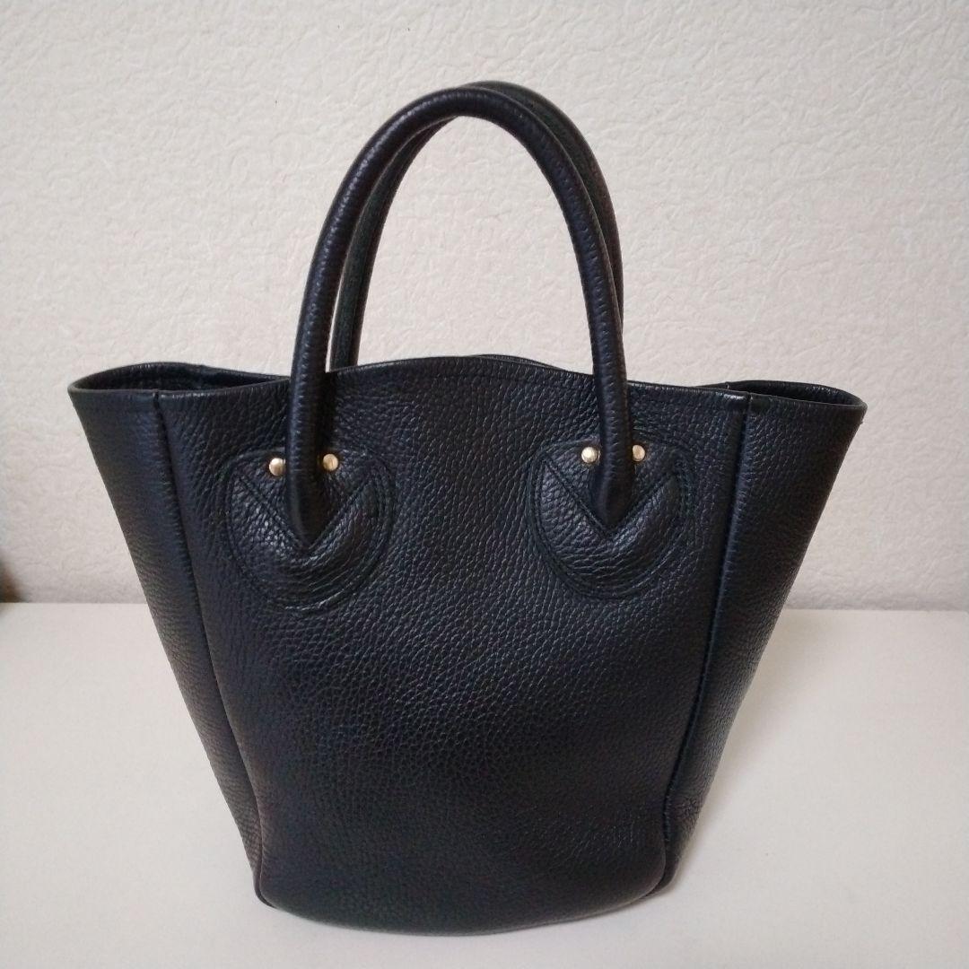 a*2様 ヤングアンドオルセン プチレザートートバッグ ブラック 2way