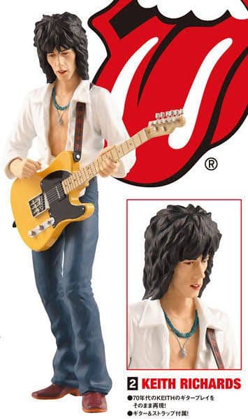 新品●UDF ミック・ジャガー、キース・リチャーズ 全２種●ローリングストーンズ