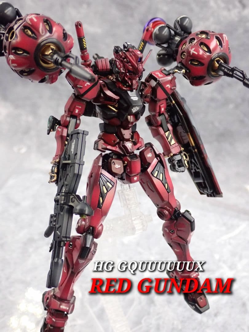 HG ジークアクス 赤いガンダム 全塗装 ガンプラ 塗装済 完成品