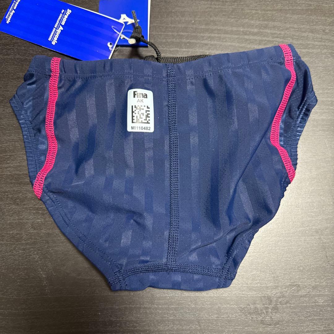 Mizuno 競パン ネイビー×パープル FINA認証 Mサイズ