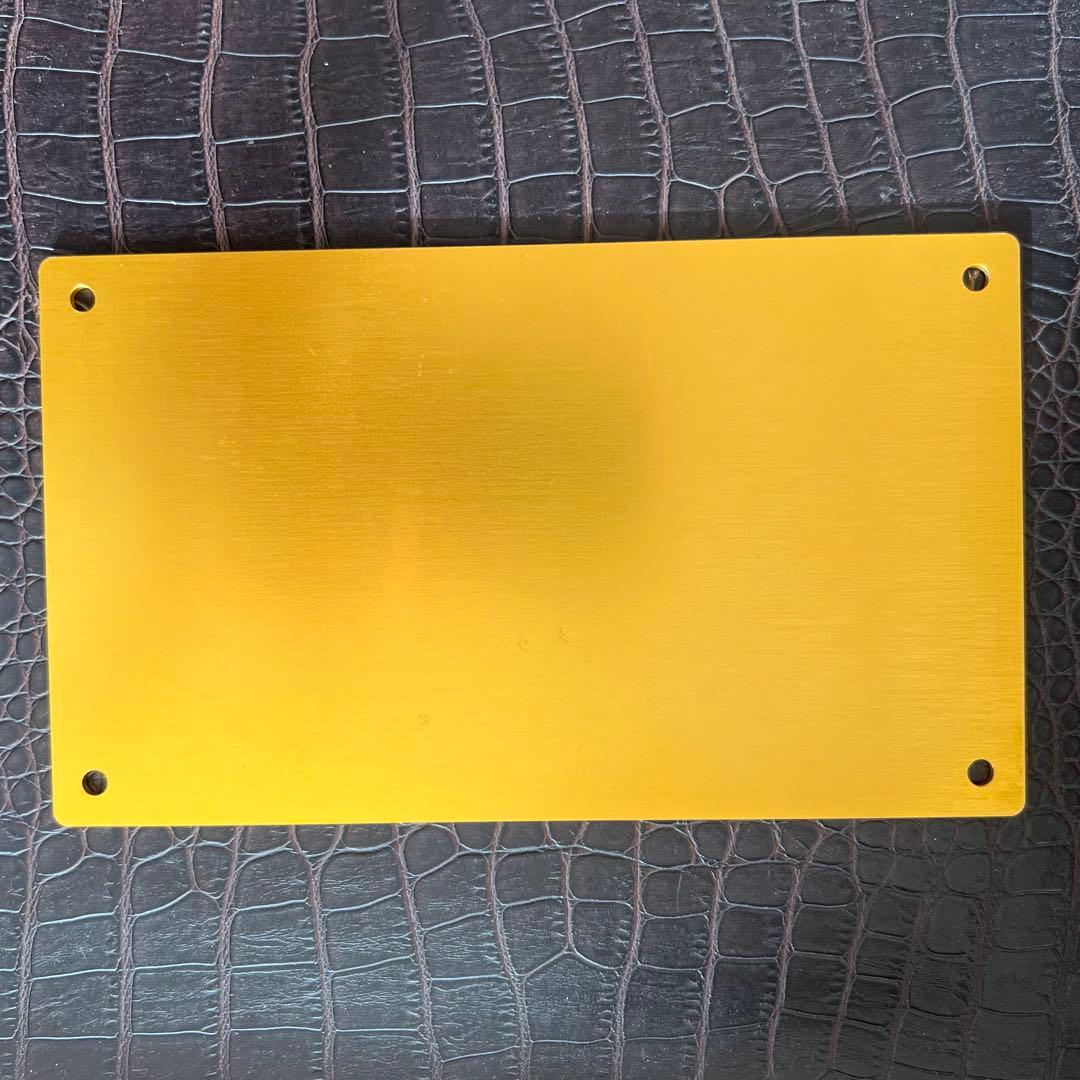 ■激レア　ミニ四駆　タミヤ ミニ四駆用　アルミセッティングボード　ゴールド