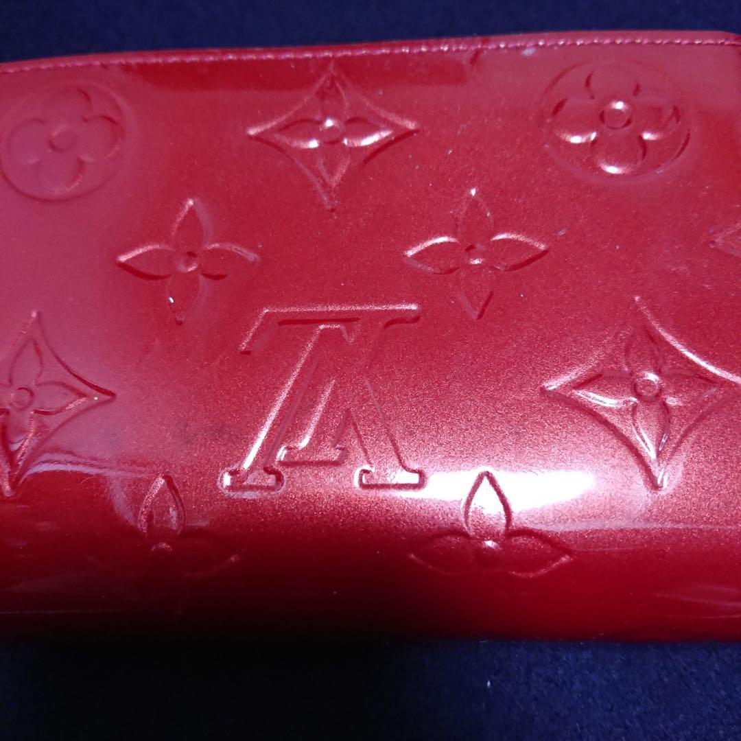 Louis Vuitton 二つ折り財布 レッド