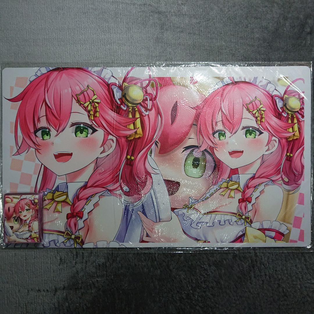 β2 ホロライブ みこだにぇ〜&メイド服 さくらみこ スリーブ&プレイマット