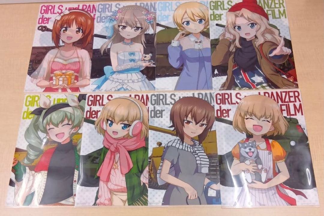 ❶一番くじ ガールズ＆パンツァー 戦車道大作戦！ クリアファイルセット 62枚