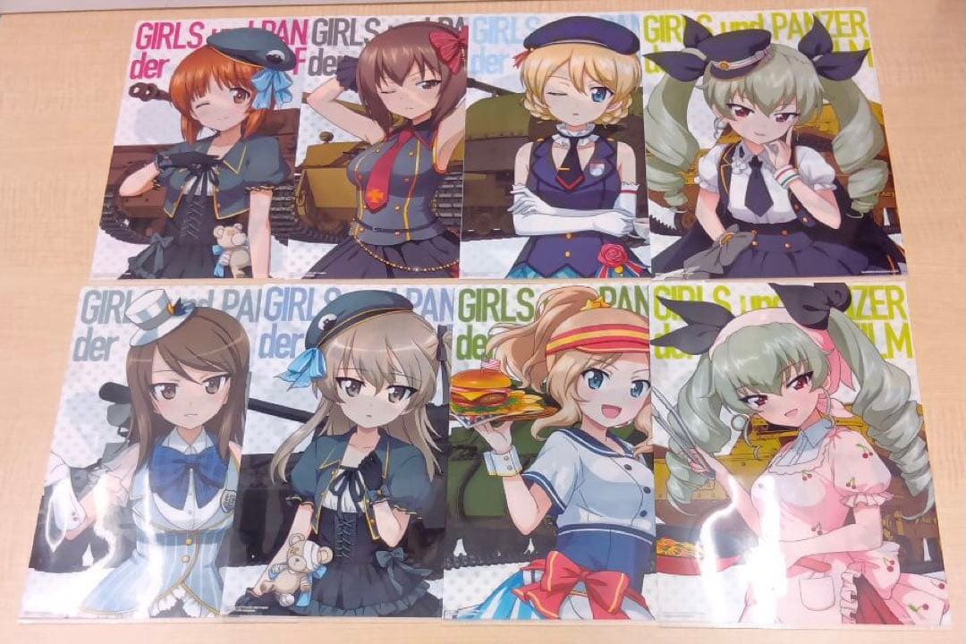 ❶一番くじ ガールズ＆パンツァー 戦車道大作戦！ クリアファイルセット 62枚