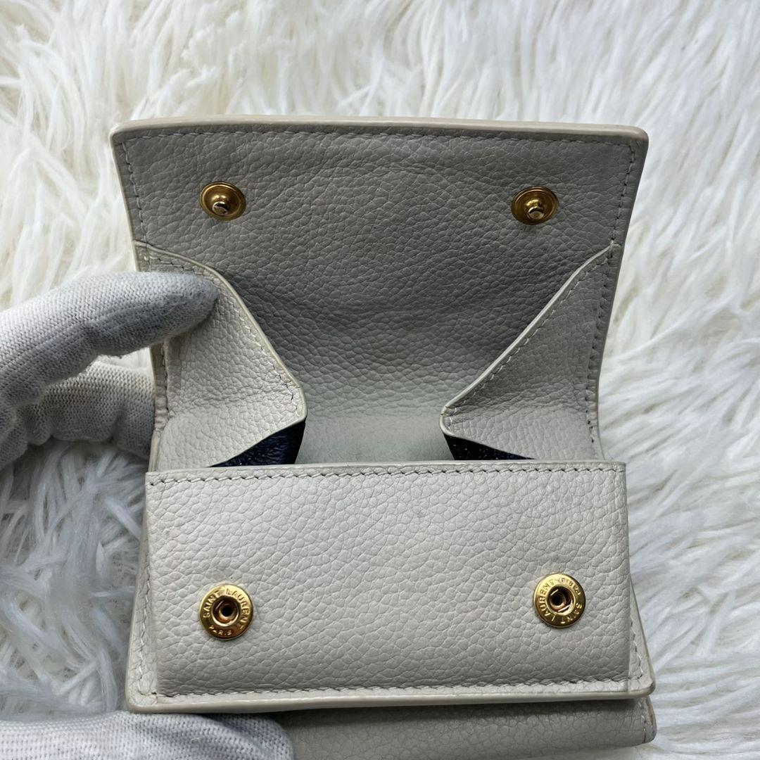 極美品✨SAINT LAURENT オリガミ タイニー 折り財布 カサンドラ