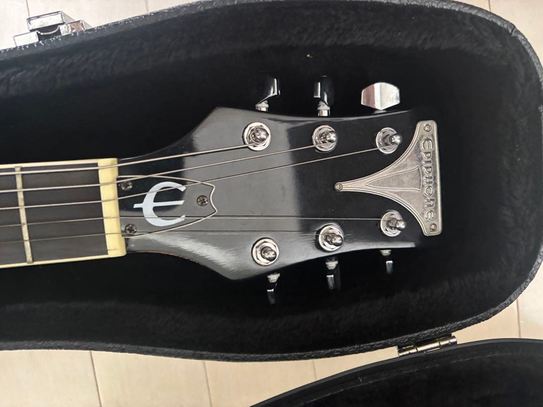 r*i様 値段交渉歓迎！！Epiphone セミホロウボディ エレキギター ブラ