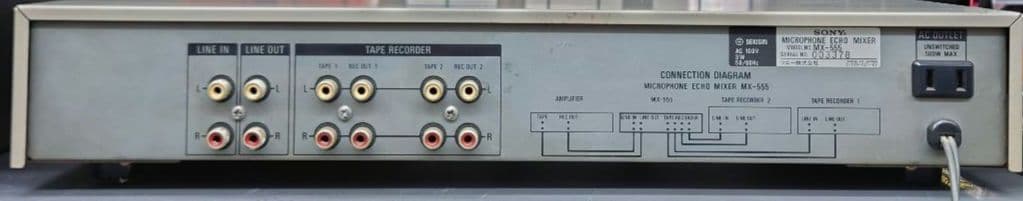 ★SONY　MX-555 マイクミキサー