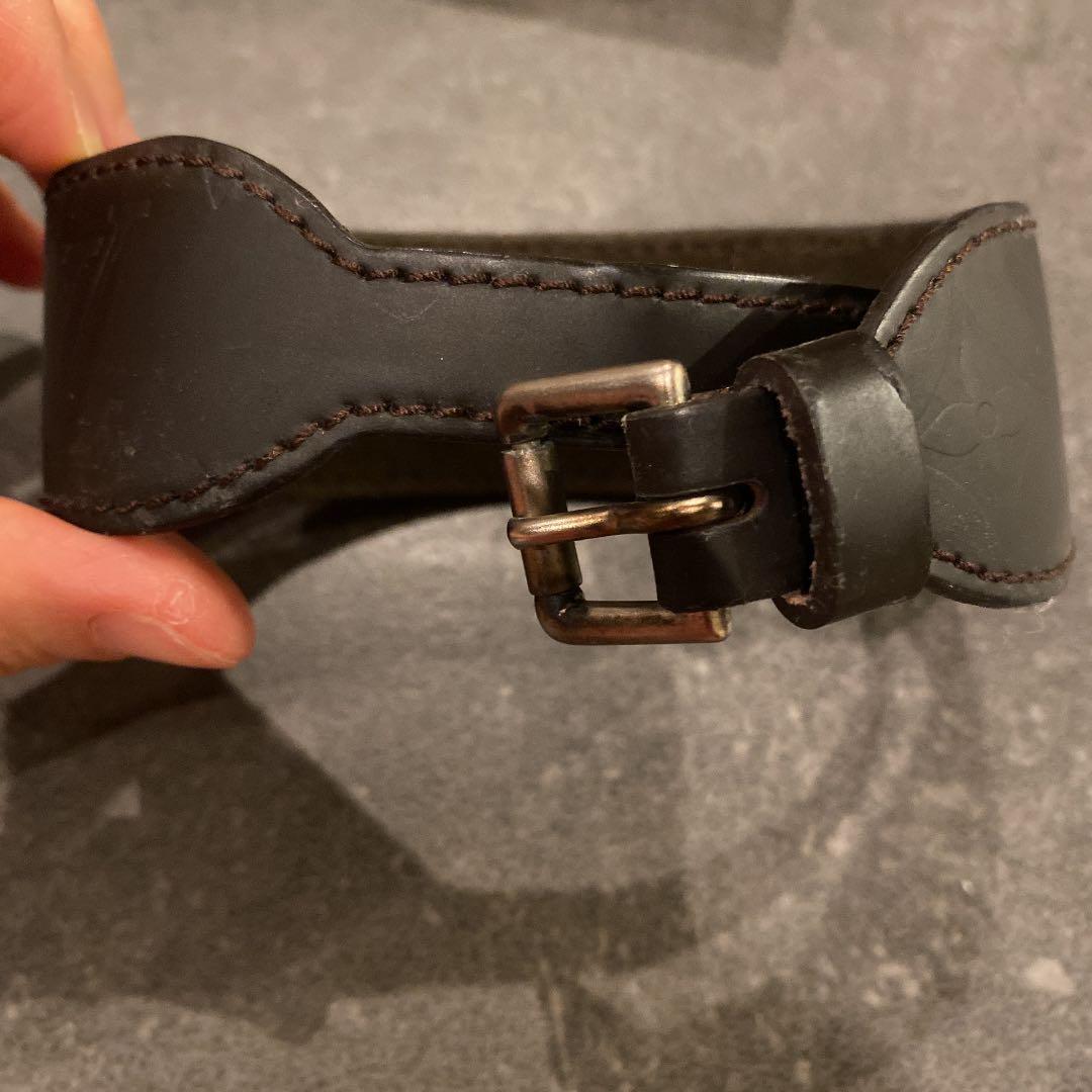 LOUIS VUITTON ルイ ヴィトン ブラスレフォース レザーブレスレット