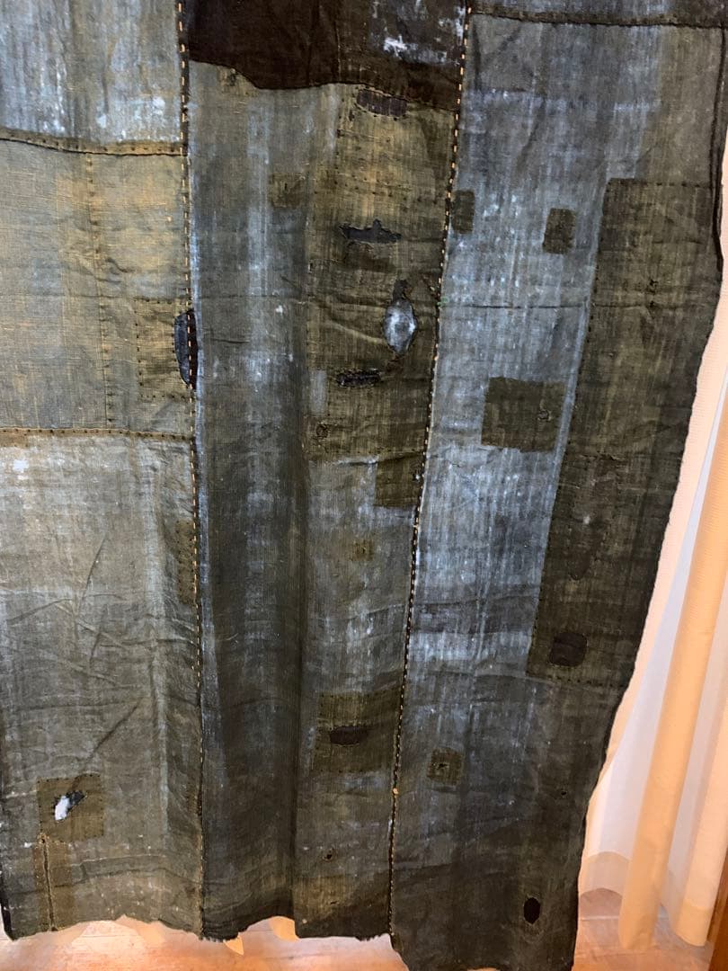 古道具インディゴパッチワーク生地