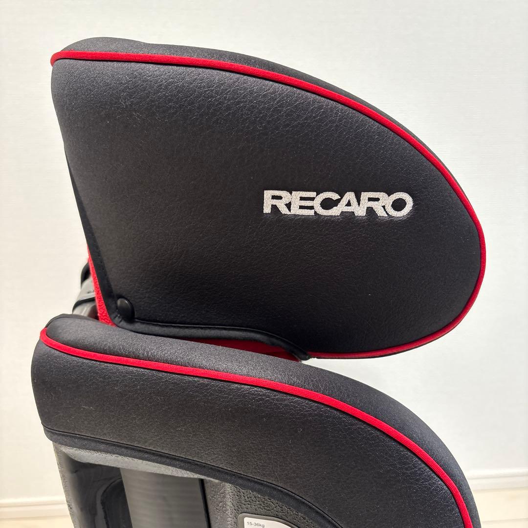 RECARO レカロ ジュニアシート　ブラック×レッド