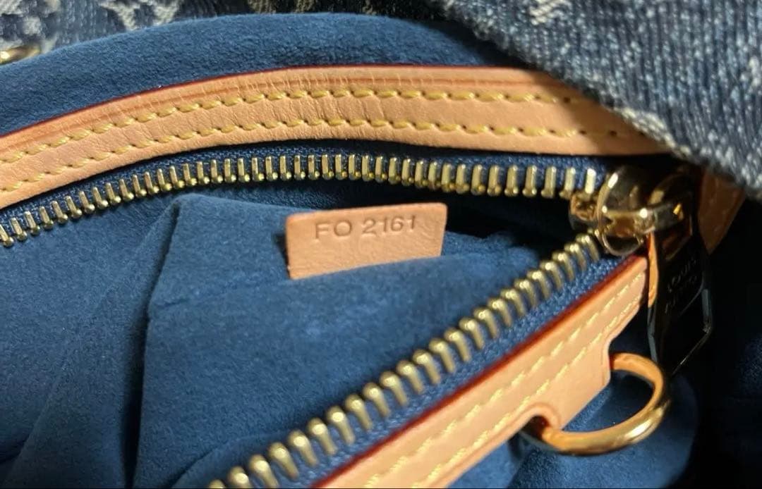 【美品】LOUIS VUITTONモノグラムデニムデイリーGMショルダーバッグ