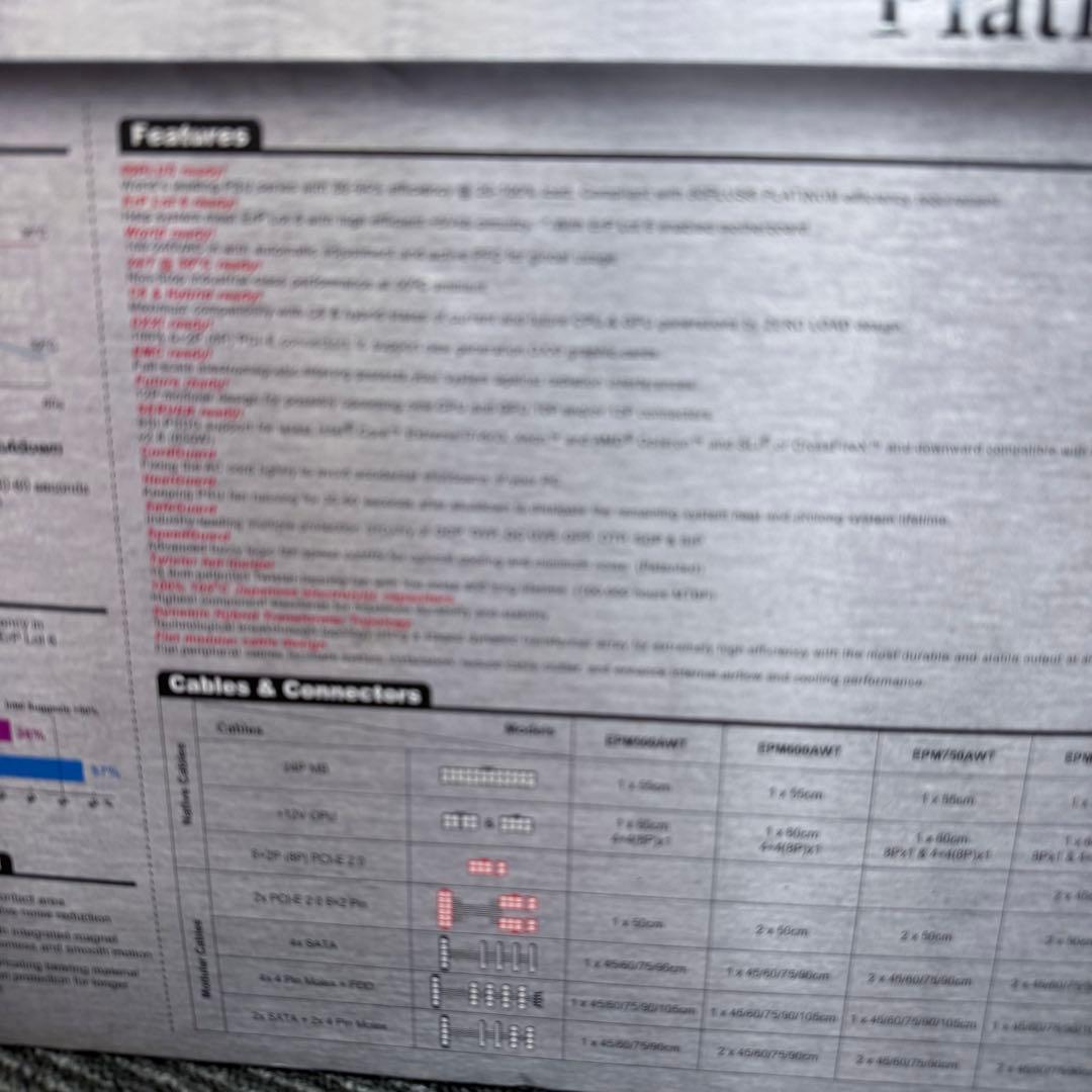 【新品同様/撮影開封のみ】ENERMAX Platimax 電源ユニット