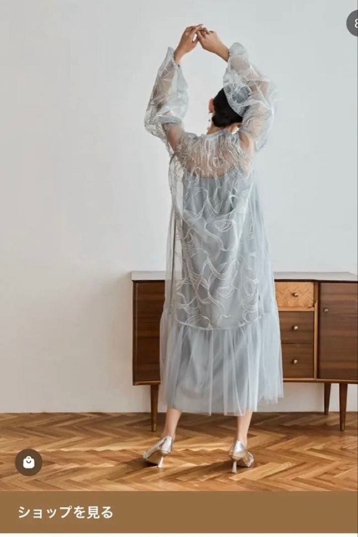 ❤️美品❤️ドリードール　オケーションドレス リボンエンブロイダーレイヤード 長袖